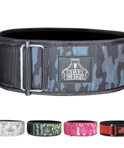 Cinturón de Levantamiento de Pesas Bear Grips -Negro Camufla