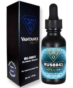 Vantanex RU58841 Plus 5% con Biotina, Complejo B, CoQ10