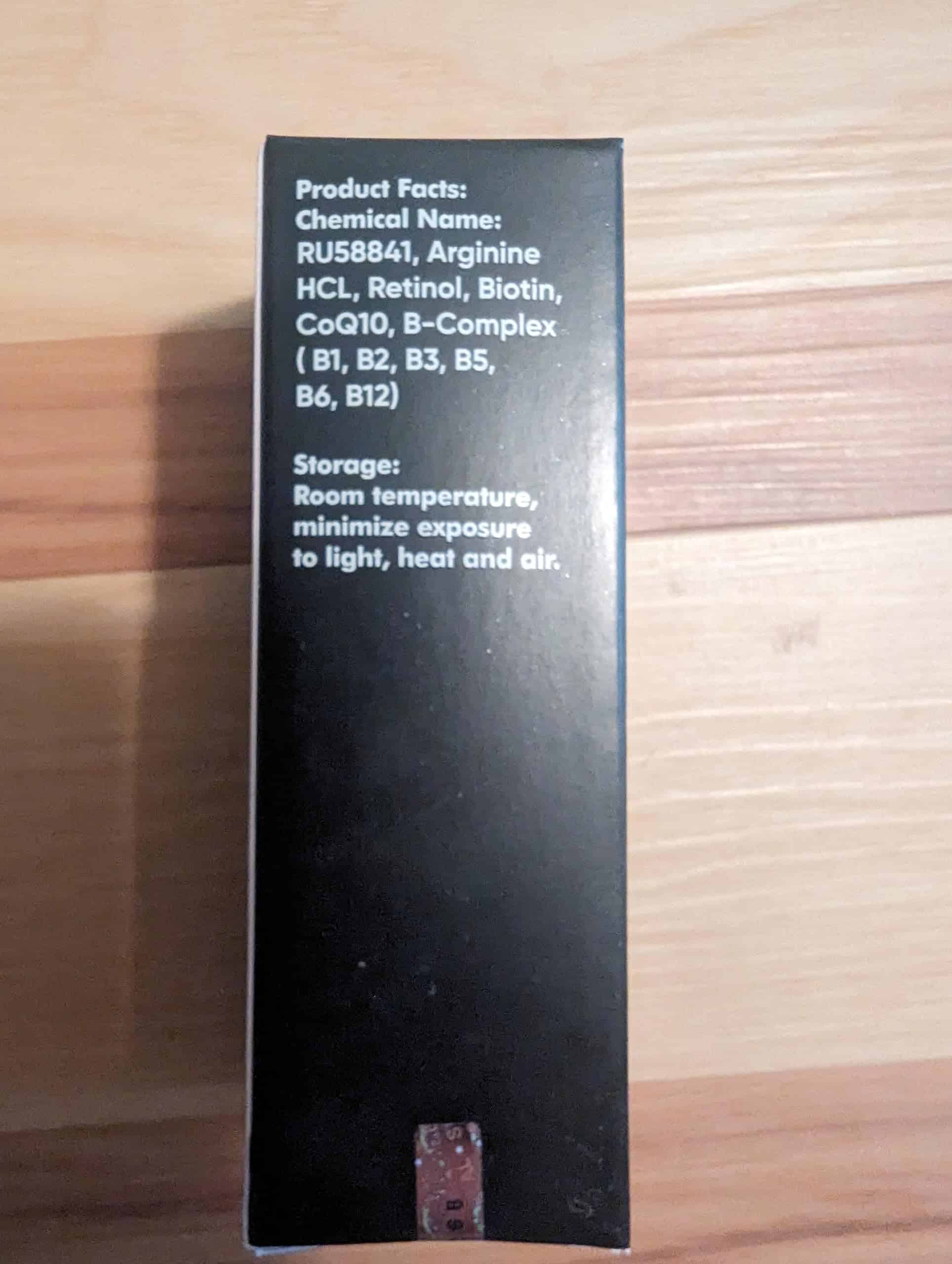 Vantanex RU58841 Plus 5% con Biotina, Complejo B, CoQ10 - Imagen 8