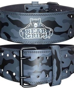 Cinturón de levantamiento de pesas Bear Grips, -Negro Camufl