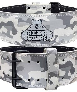 Cinturón de Levantamiento de Pesas Bear Grips, -Blanco Camuf