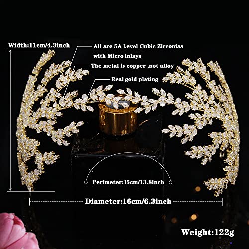 Diademas de Novia de Boda Completa de Circonio Cúbico - Imagen 5