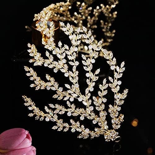 Diademas de Novia de Boda Completa de Circonio Cúbico - Imagen 9