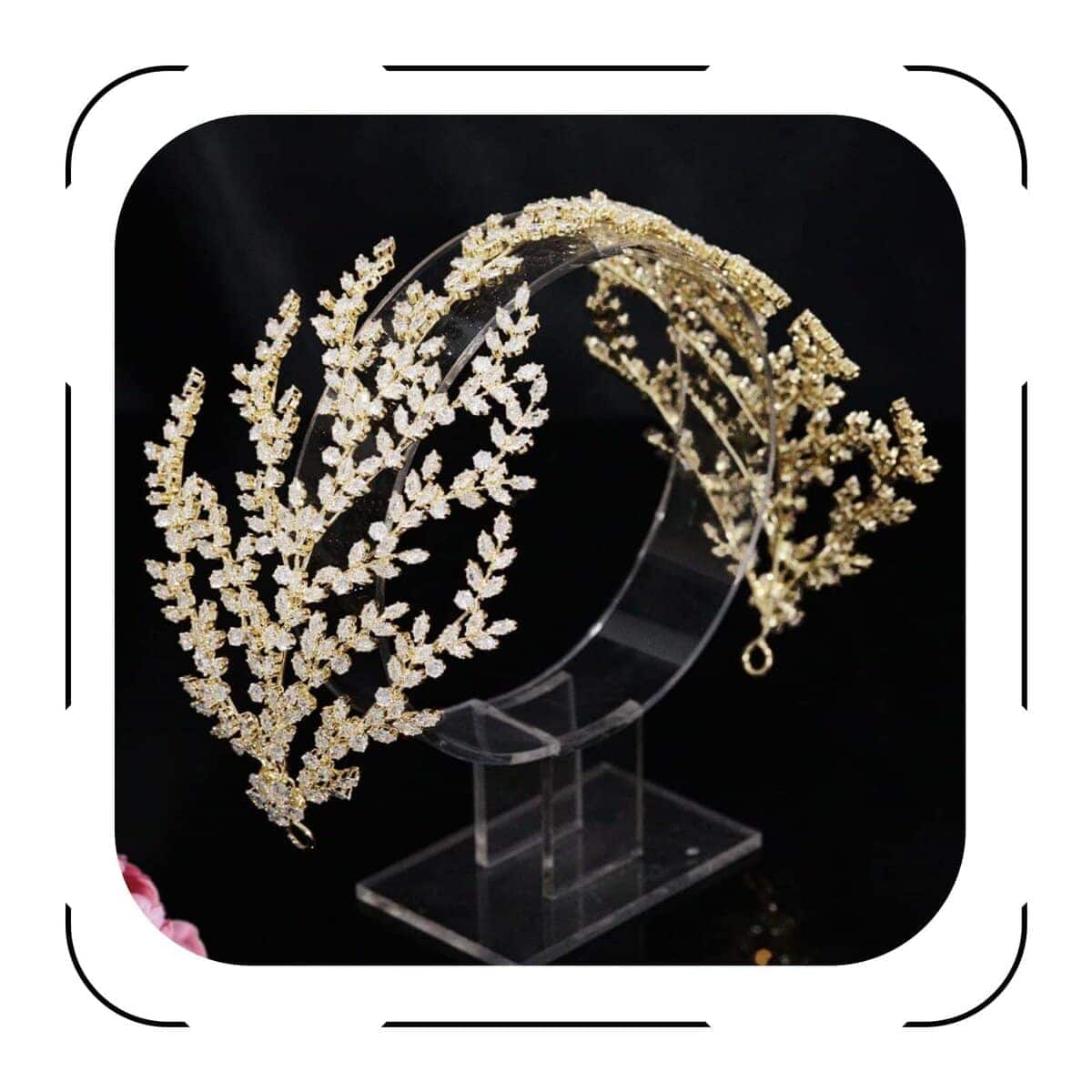 Diademas de Novia de Boda Completa de Circonio Cúbico