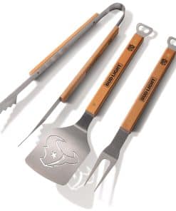 NFL & Bud Light Juego de Parrilla BBQ de 3 Piezas con Logo