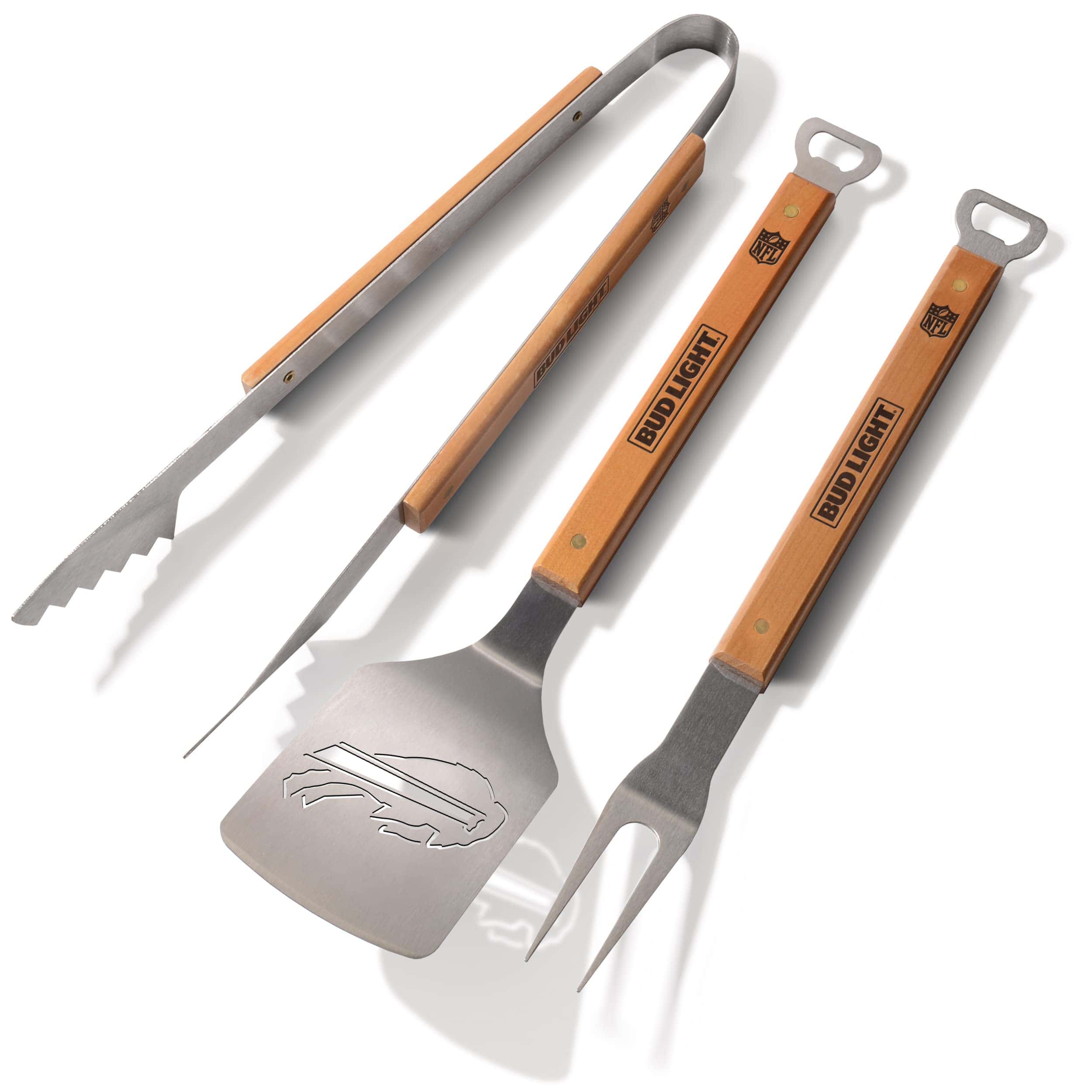 Set de Parrilla para Asar NFL & Bud Light de 3 Piezas para