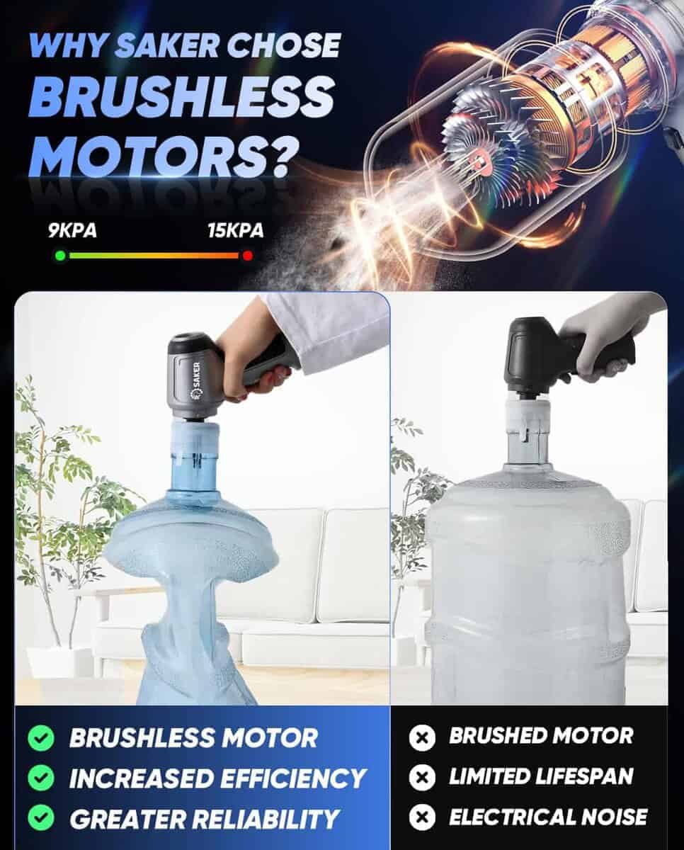 Aspiradora de Coche Portátil sin Cable 3 en 1 Saker con - Imagen 3