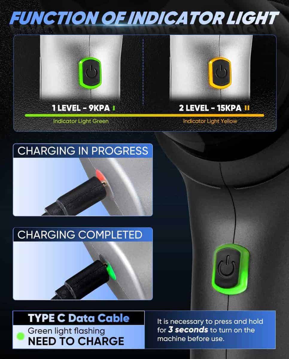 Aspiradora de Coche Portátil sin Cable 3 en 1 Saker con - Imagen 7