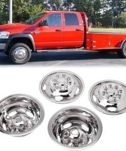 VICOJETOR 4pcs 17 Protectores de rueda doble de acero