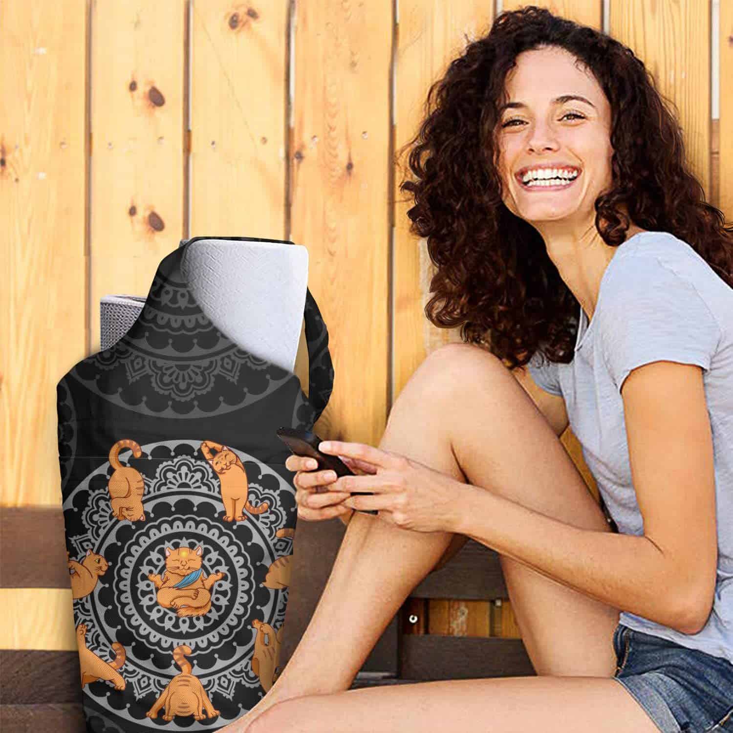 Bolsa de yoga BagYG - Bolso largo con bolsillos que - Imagen 8