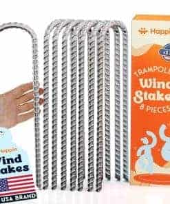 Anclajes de Trampolín Ultrarresistentes Happin para Viento