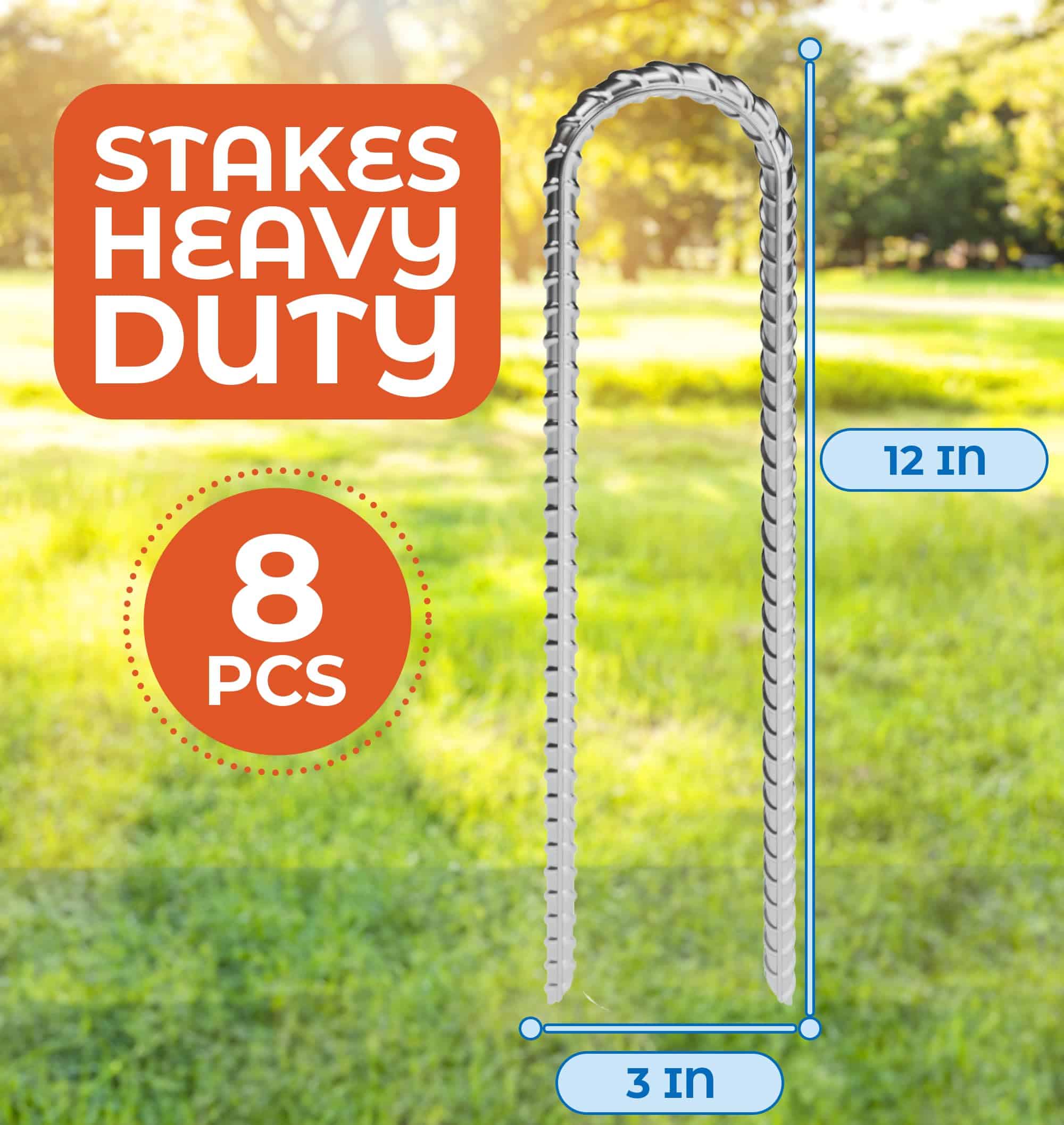 Anclajes de Trampolín Ultrarresistentes Happin para Viento - Imagen 5