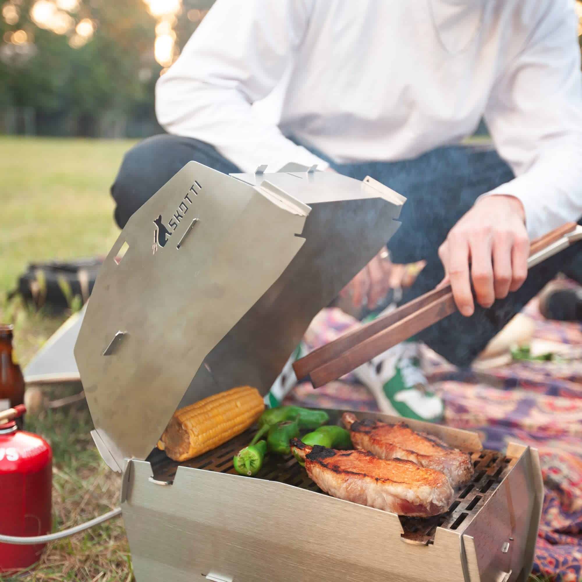 Tapa SKOTTI - Parrilla de Camping Plegable para SKOTTI - Imagen 8