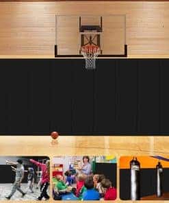 VANCL 72" Tapetes de Pared para Gimnasio con Acolchado para