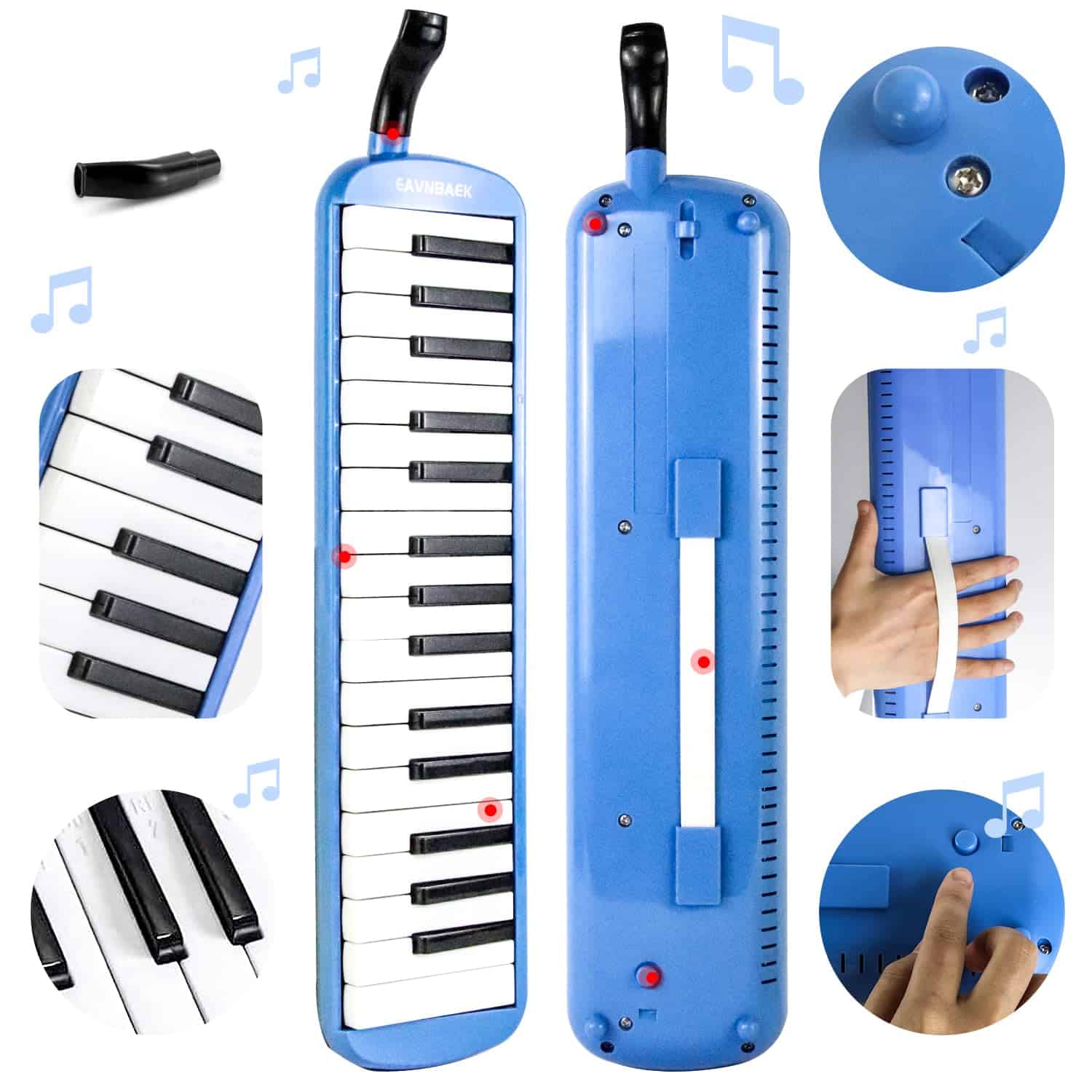 Eavnbaek 37 Teclas Melódica, Instrumento de Soprano - Imagen 7