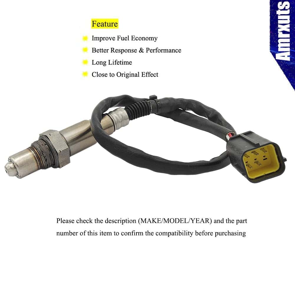 Amrxuts 4pcs Sensor de relación aire/combustible arriba y - Imagen 4
