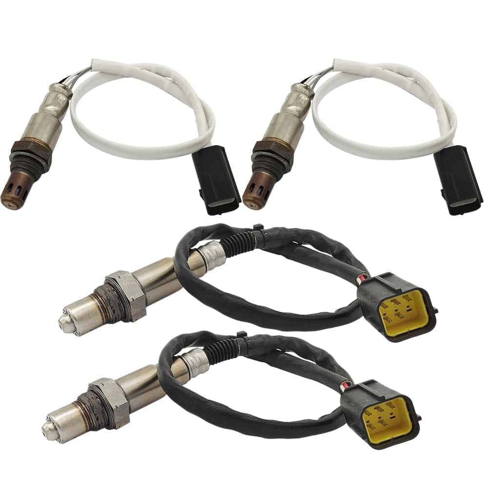 Amrxuts 4pcs Sensor de relación aire/combustible arriba y