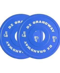 [Par de 5LB] Placas de Cambio de Peso DX Grandway Fitness