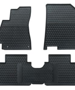 Tapetes para piso de automóvil Megiteller -Negro