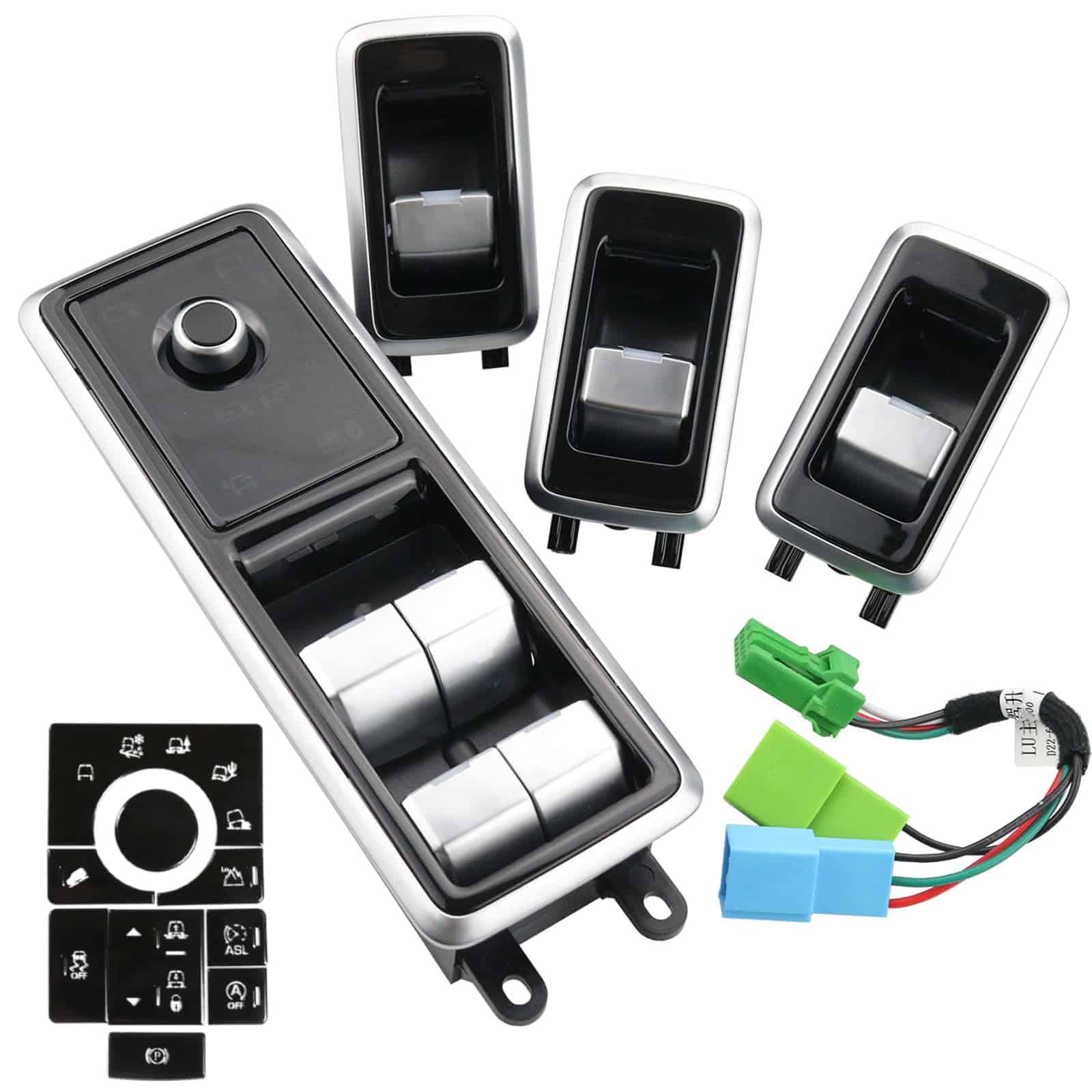 Conjunto de Interruptores Maestros de Ventana para Land