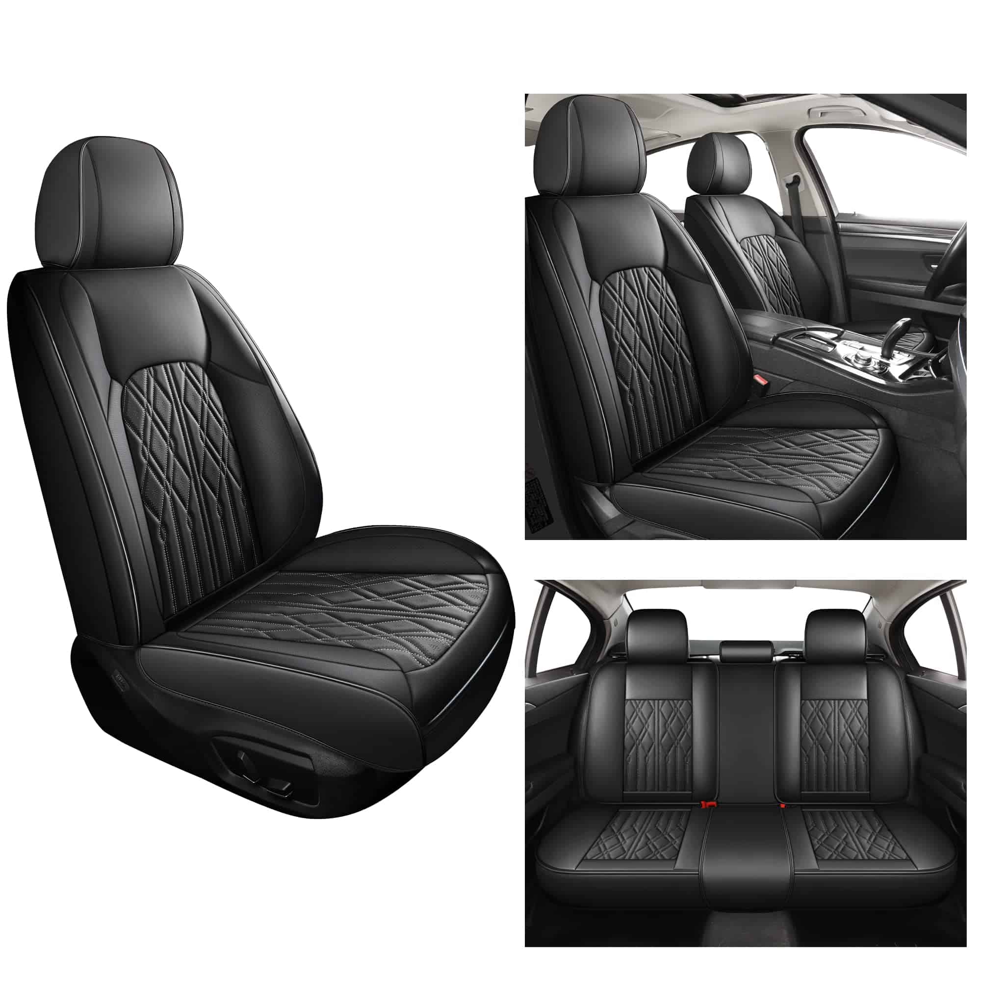 Fundas de Asiento para Coche Huidasource Juego Completo, - Imagen 7