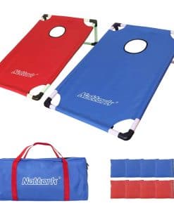 Juego de Cornhole Portátil PVC con Marco de Bolsas de Maíz