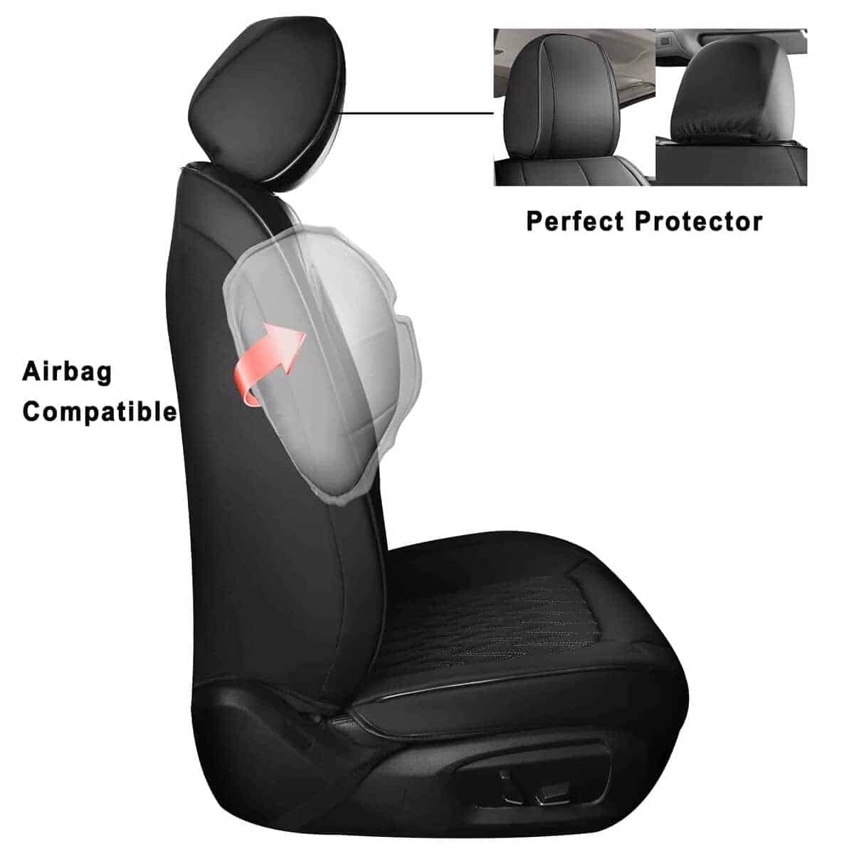 Cubiertas de asiento para automóvil Huidasource, Fundas de - Imagen 6
