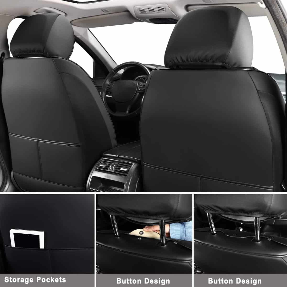 Cubiertas de asiento para automóvil Huidasource, Fundas de - Imagen 4