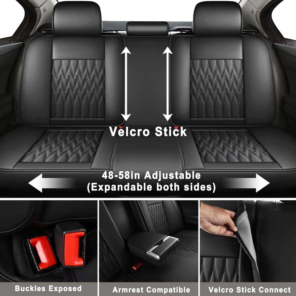 Cubiertas de asiento para automóvil Huidasource, Fundas de - Imagen 5