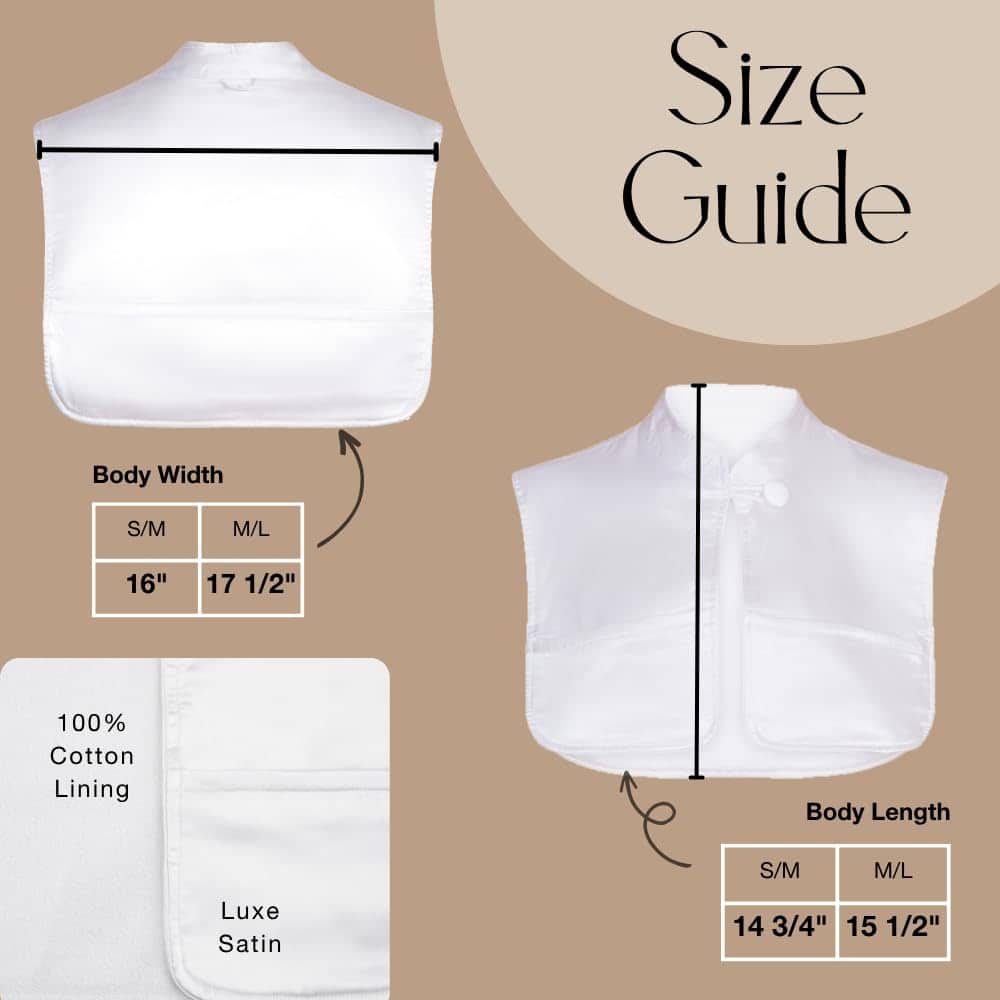 Capa de Pelo y Maquillaje MONII - Blanco (M/L) | Absorbente - Imagen 5