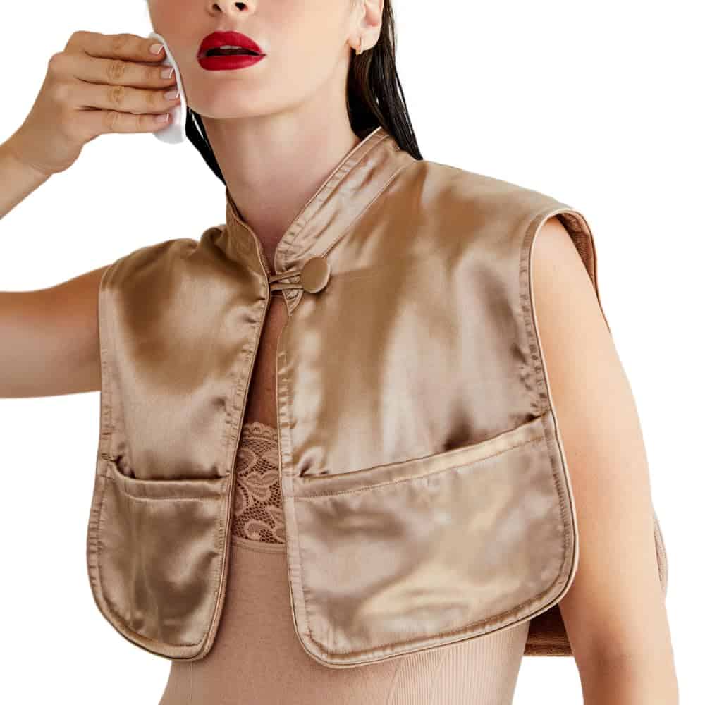 Capa de pelo y maquillaje MONII - -Champagne Satin