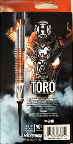 Dardos de Punta Suave Harrows Toro de Tungsteno al 90% (18) - Imagen 5