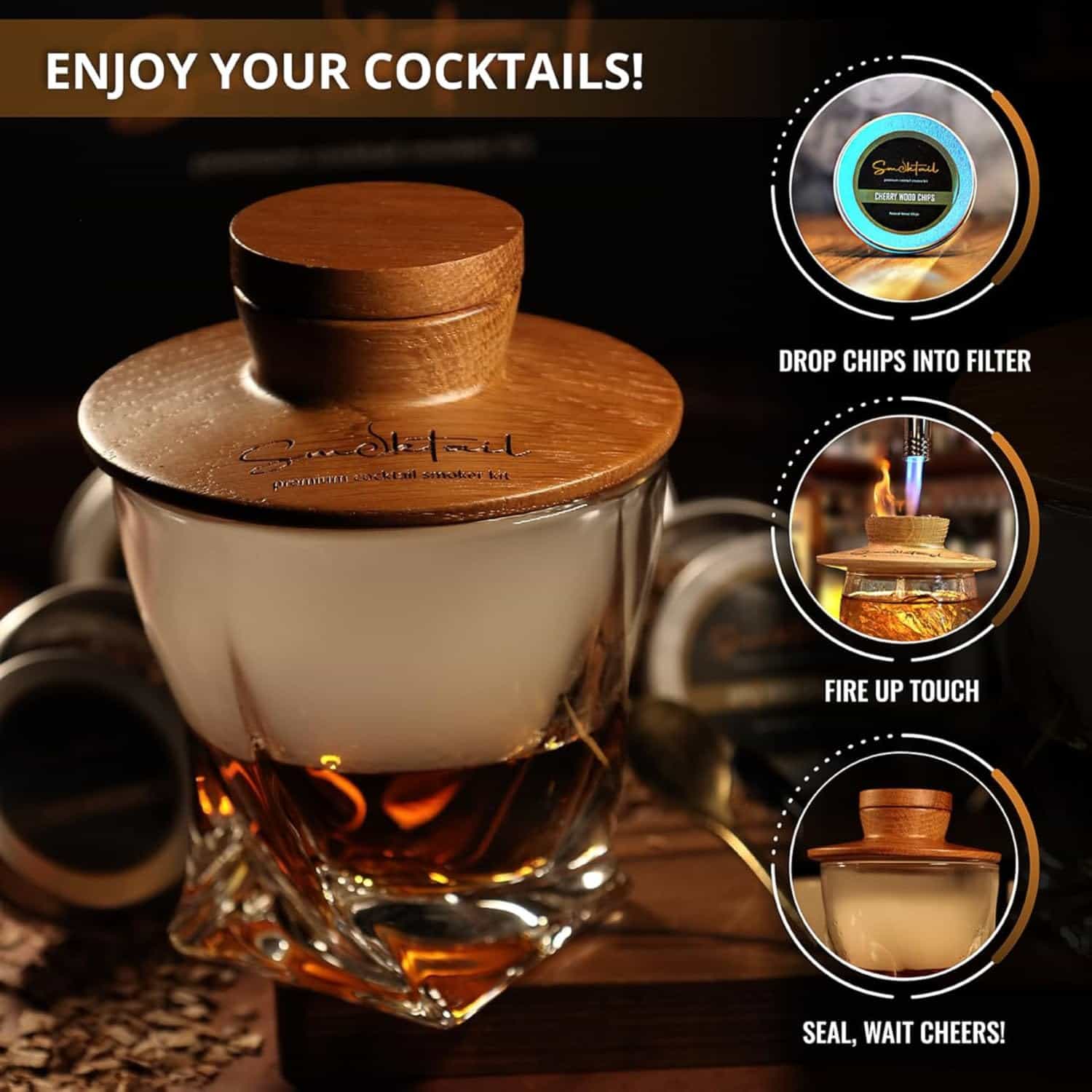 Paquete Deluxe de Virutas de Madera para Ahumador de - Imagen 5