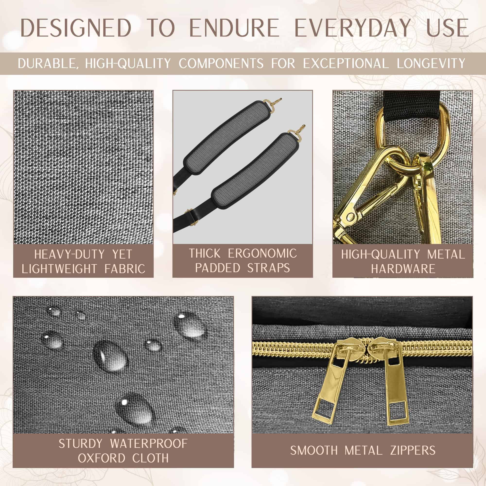 Bolso de pañales convertible 4 en 1 Mellories - Se - Imagen 8