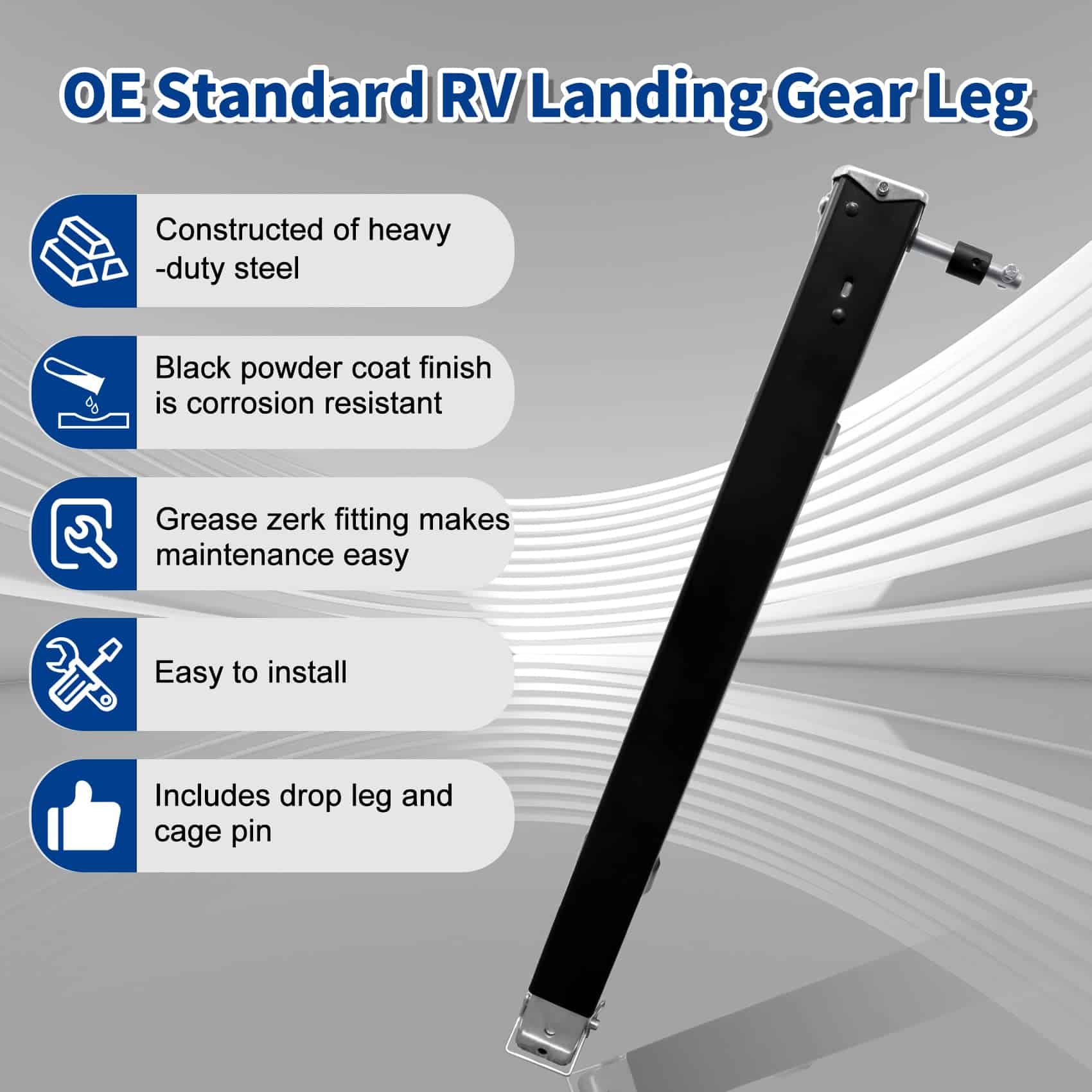 179013, Pata de pata de aterrizaje para quinta rueda - Imagen 5