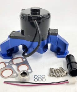 Bomba de agua eléctrica de aluminio billet LS -Azul