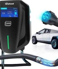 Cargador de EV Nivel 2 240V con Pantalla LED, Estación de