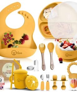 Set de Alimentación para Bebés de Silicona Libre de BPA de
