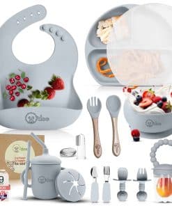 O'doe Juego de Alimentación para Bebés de -Gris