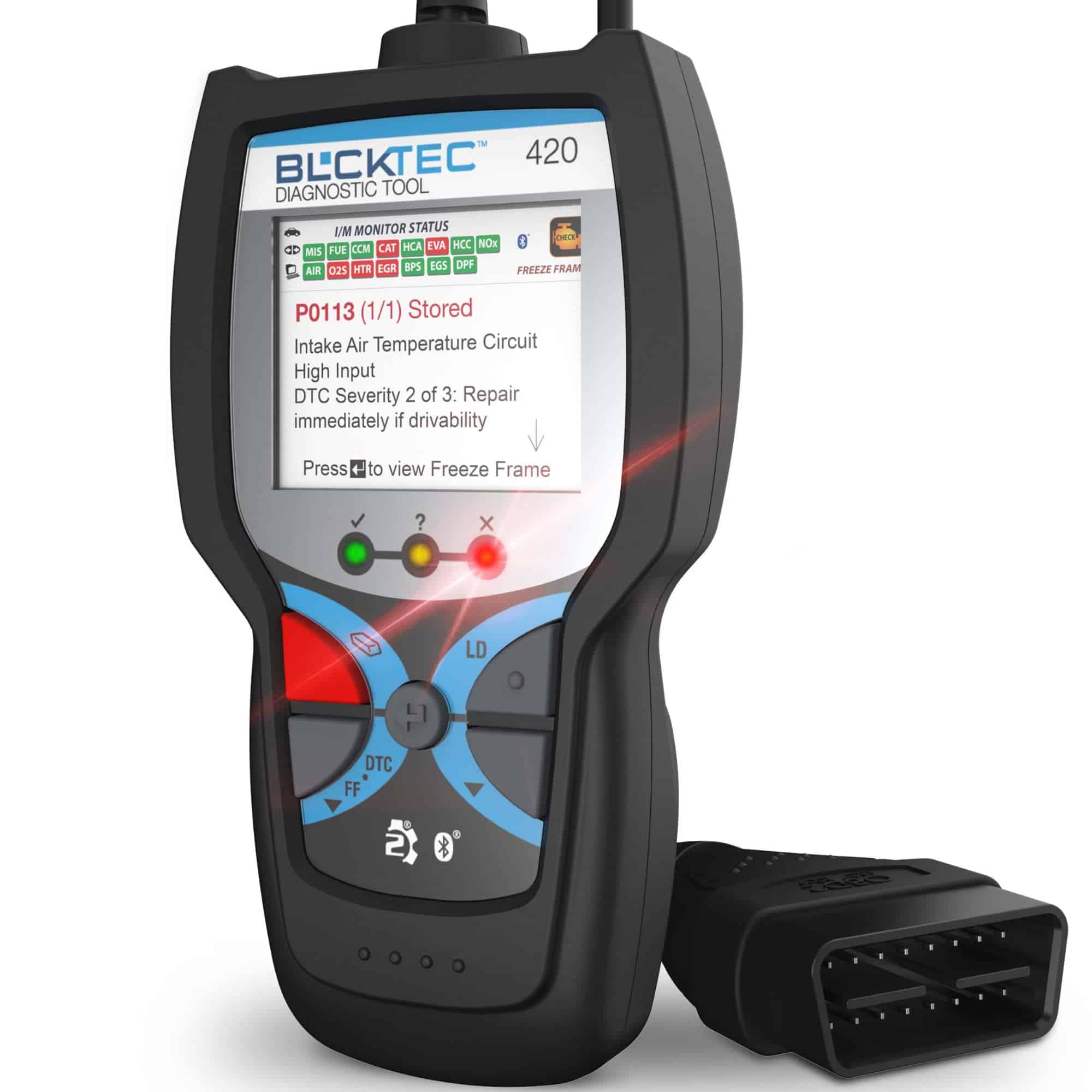 BLCKTEC 420 Escáner Bluetooth OBD2 Herramienta de