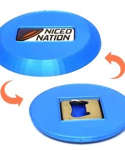 Marcador Mini de Disc Golf NICED NATION con Abrebotellas