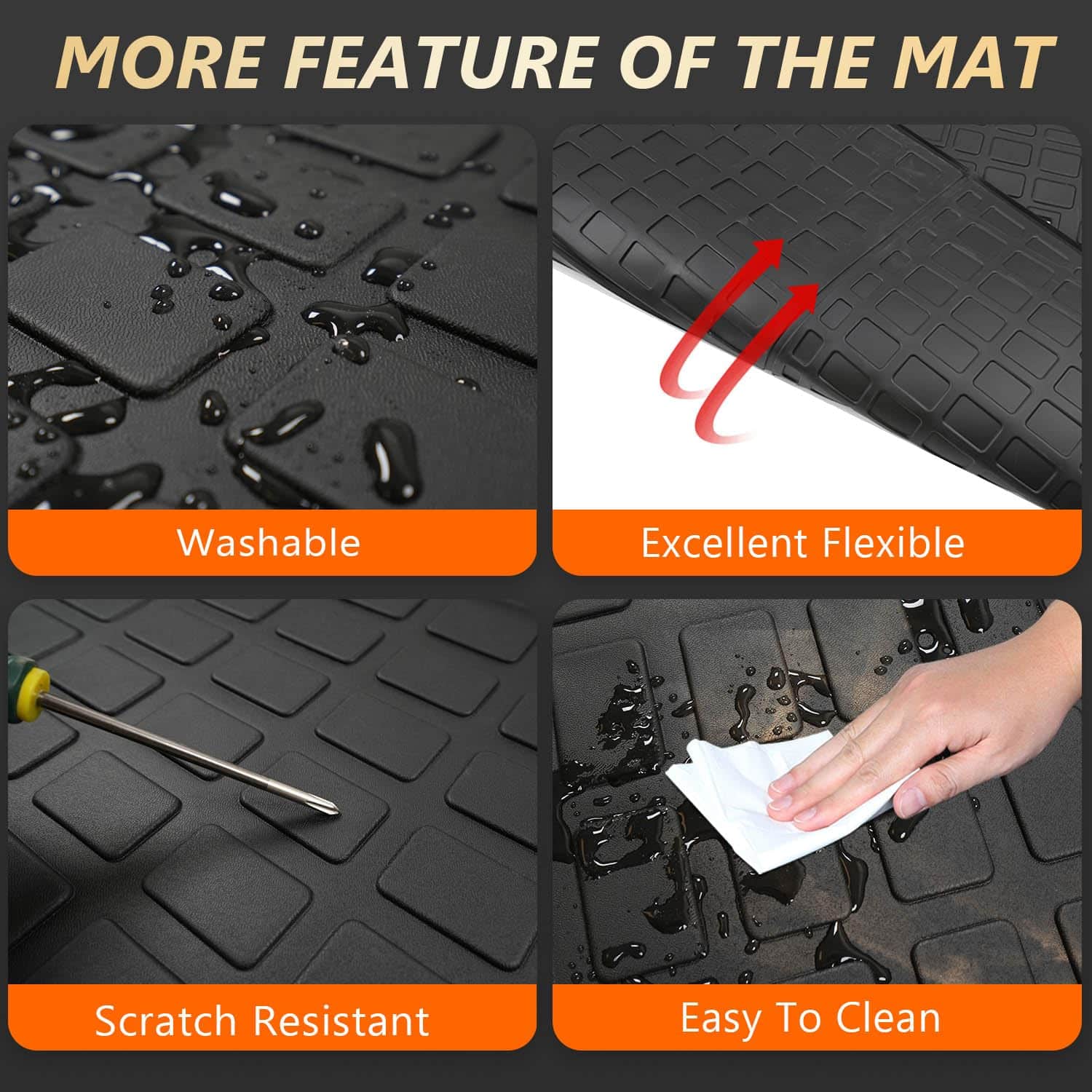 Powoq Cargo Mat Compatible con Honda Pilot 2016-2025 (No - Imagen 6