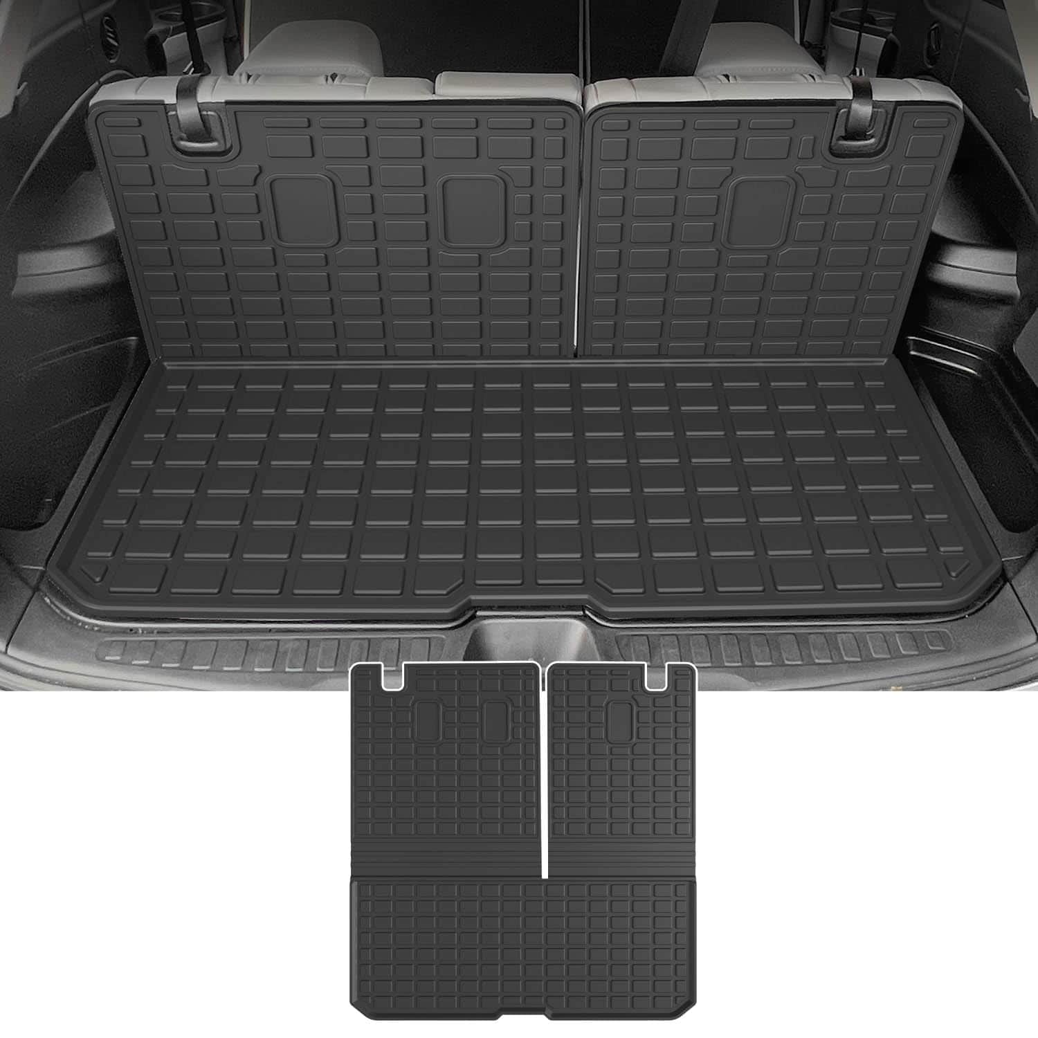 Powoq Cargo Mat Compatible con Honda Pilot 2016-2025 (No