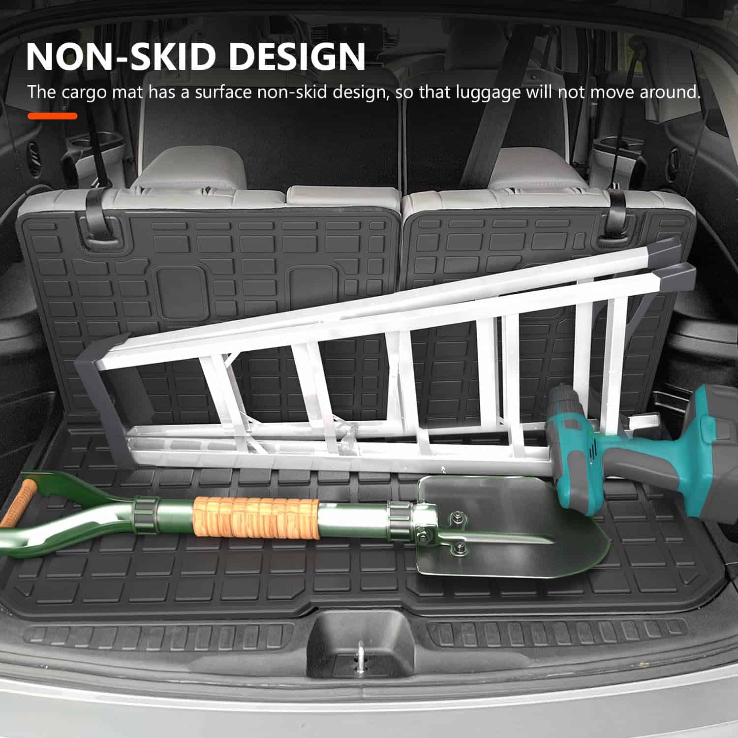 Powoq Cargo Mat Compatible con Honda Pilot 2016-2025 (No - Imagen 5