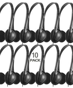 CN-Outlet 10 Paquetes de Audífonos Escolares al Por Mayor