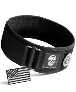Cinturón de Levantamiento de Pesas con -Negro - Parche