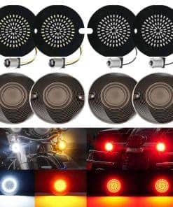 ANONEMOTO Luces LED de Señal de Giro 1157 1156 Brillantes 3