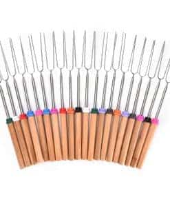Zorestar Marshmallow Roasting Sticks - Juego de 20 Pinchos