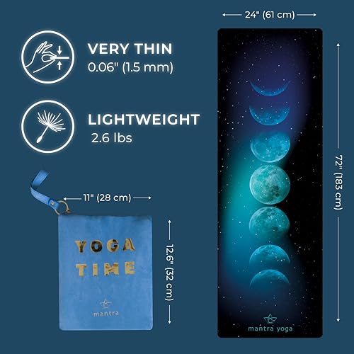 Tapete de Yoga Mantra Travel PRO 1.5mm con -Moon - Imagen 3