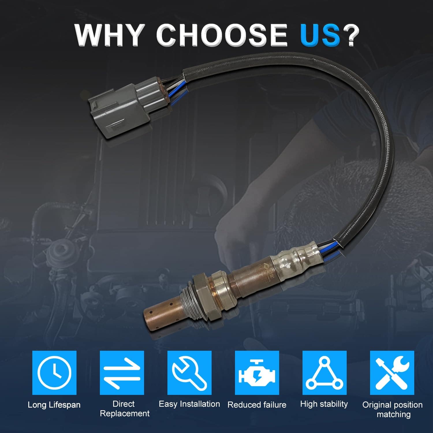 234-9028 Sensor de Oxígeno de Relación Aire/Combustible de - Imagen 9